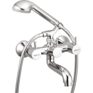 Florentine series Wall Mixer Telephonic with Crutch Faucet